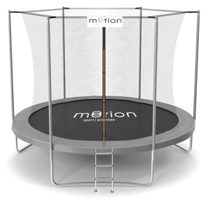 Motion Sport Line градински батут 3,05 м (10ft) сив, вътрешна мрежа