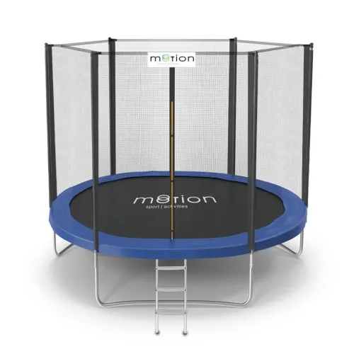 Motion Sport Line градински батут 2,52 м (8ft) син, външна мрежа ➤ топ цена ➤ sorbe.bg