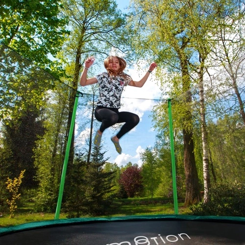 Motion Sport Line градински батут 3,05 м (10ft) зелен, вътрешна мрежа ➤ топ цена ➤ sorbe.bg