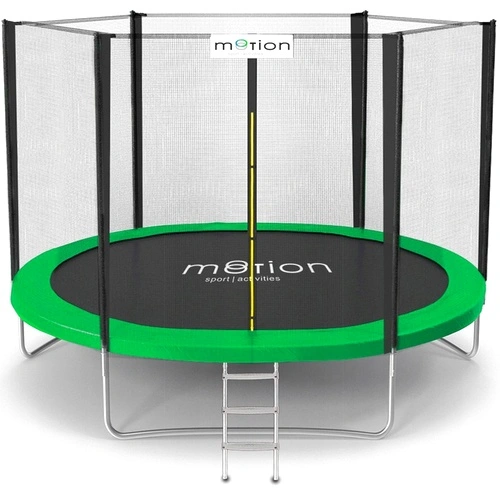 Motion Sport Line градински батут 3,05 м (10ft) зелен, външна мрежа ➤ топ цена ➤ sorbe.bg