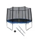 Jump Pro градински батут 3,63 м (12ft) син с мрежа и стълба