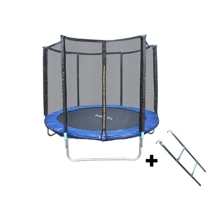 Jump Pro градински батут 3,05 м (10ft) син с мрежа и стълба Jump Pro градински батут 3,05 м (10ft) син с мрежа и стълба
