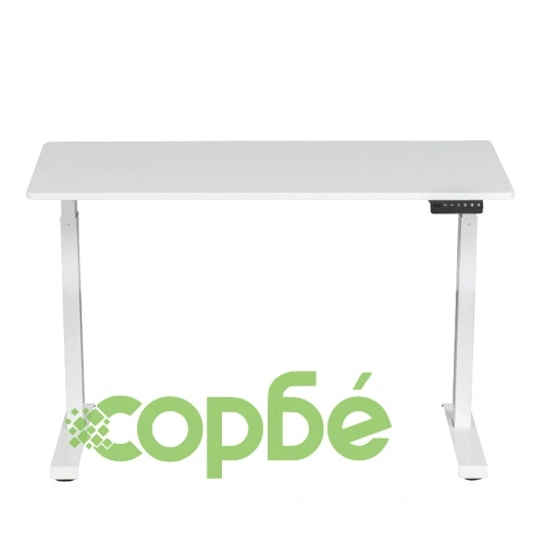 Ергономично бюро с регулиране на височината Comfortino CR-119 - бяло ➤ топ цена ➤ sorbe.bg