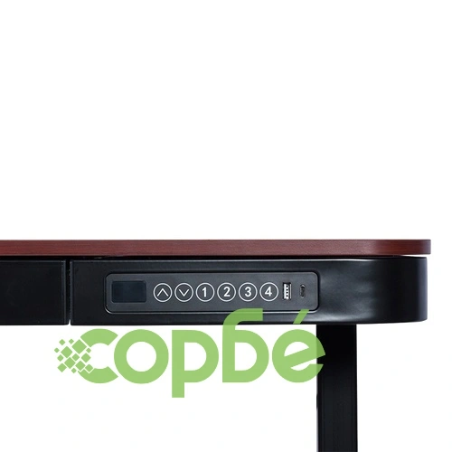 Ергономично регулируемо бюро Comfortino CR-118 E - махагон-черен ➤ топ цена ➤ sorbe.bg