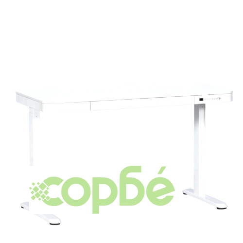 Регулируемо Ергономично Бюро Comfortino CR-118 E, 140 см, Бяло ➤ топ цена ➤ sorbe.bg