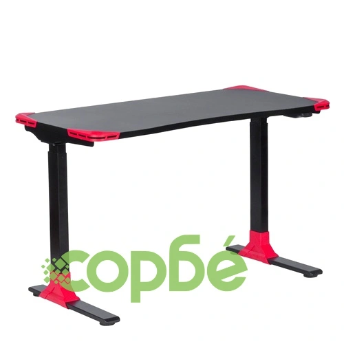 Ергономично геймърско бюро Comfortino CR-121 G - черно-червено ➤ топ цена ➤ sorbe.bg