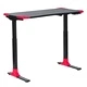 Ергономично геймърско бюро Comfortino CR-121 G - черно-червено