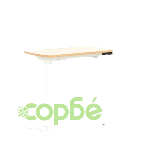 Маса за лаптоп Comfortino CR-025 с регулируема височина - бук / бял ➤ топ цена ➤ sorbe.bg