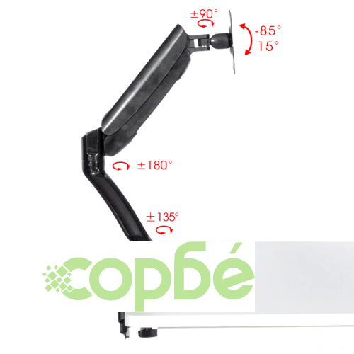 Газова Стойка за Монитор Comfortino CR-502-1 - Черна ➤ топ цена ➤ sorbe.bg