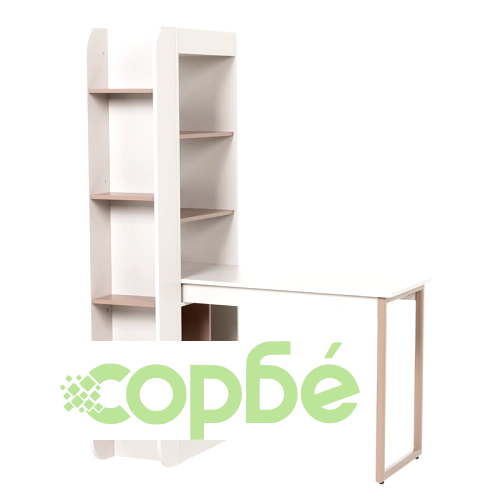 CORTES Комбинирано Бюро и Етажерка - Капучино ➤ топ цена ➤ sorbe.bg