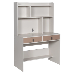 Практично бюро с надстройка DANAO в капучино цвят