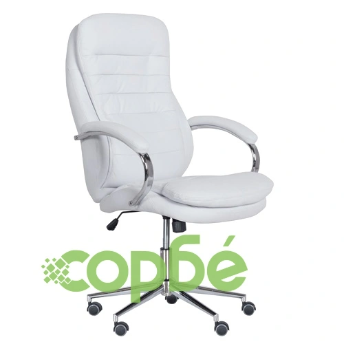 Президентски офис стол Comfortino 6113-1 - бял ➤ топ цена ➤ sorbe.bg