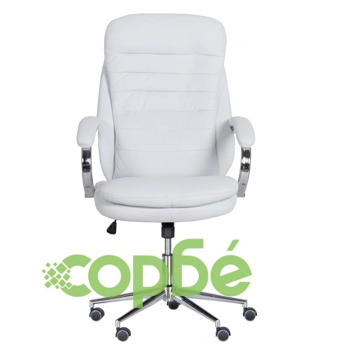 Президентски офис стол Comfortino 6113-1 - бял ➤ топ цена ➤ sorbe.bg