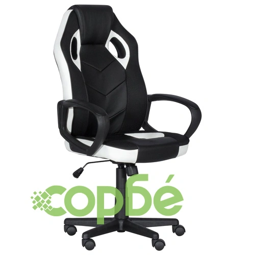 Геймърски стол Comfortino 7601 - черен-бял ➤ топ цена ➤ sorbe.bg