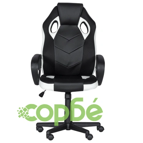 Геймърски стол Comfortino 7601 - черен-бял ➤ топ цена ➤ sorbe.bg