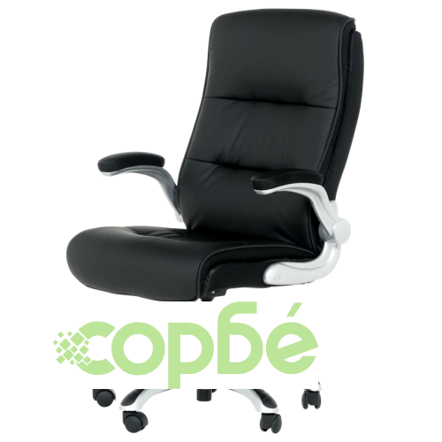 Офис стол Comfortino 6106 в президентски стил - черен ➤ топ цена ➤ sorbe.bg