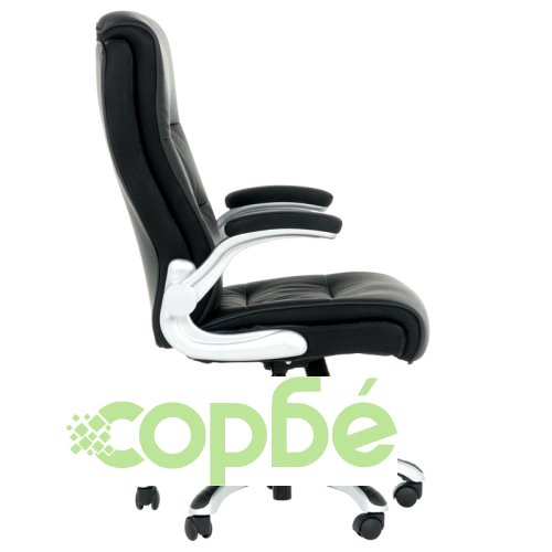 Офис стол Comfortino 6106 в президентски стил - черен ➤ топ цена ➤ sorbe.bg