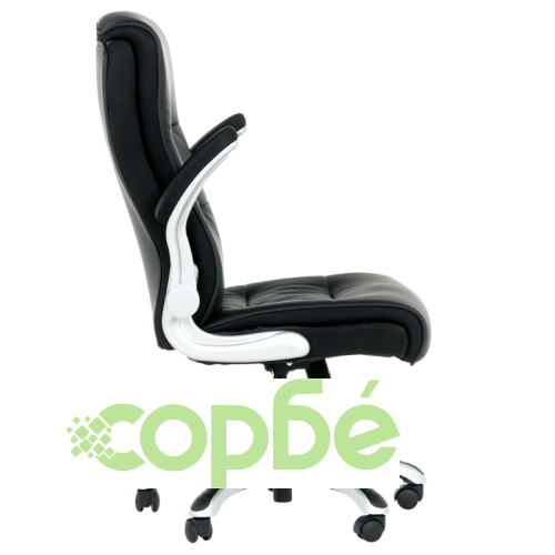 Офис стол Comfortino 6106 в президентски стил - черен ➤ топ цена ➤ sorbe.bg