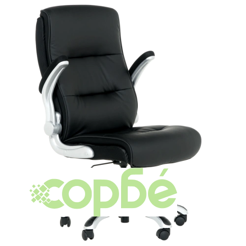 Офис стол Comfortino 6106 в президентски стил - черен ➤ топ цена ➤ sorbe.bg