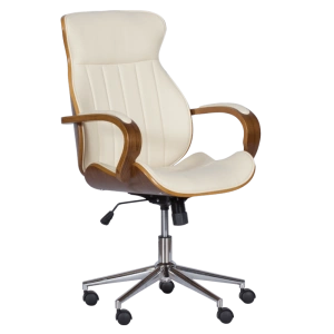 Офис стол Comfortino 6402 в орех-крем