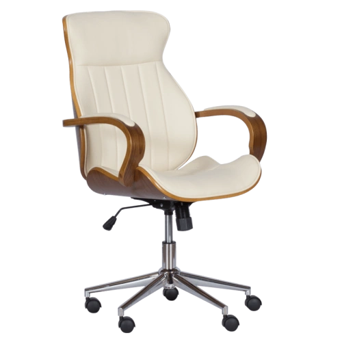 Офис стол Comfortino 6402 в орех-крем ➤ топ цена ➤ sorbe.bg