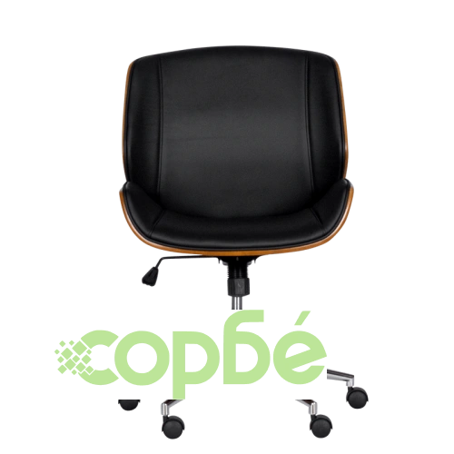 Офис стол Comfortino 6405 в стил Президент - орех и черен ➤ топ цена ➤ sorbe.bg