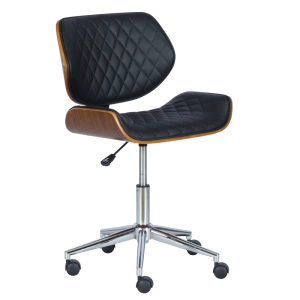 Офис стол Comfortino 6410 в орех и черно