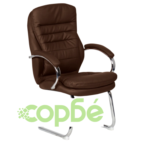 Кафяв Посетителски стол Comfortino 6154 ➤ топ цена ➤ sorbe.bg