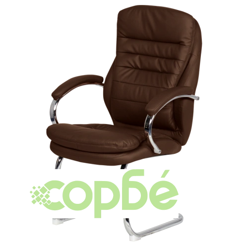 Кафяв Посетителски стол Comfortino 6154 ➤ топ цена ➤ sorbe.bg