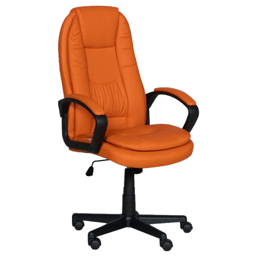 Офис стол Comfortino 6682-1 в оранжево - Президентски модел ➤ топ цена ➤ sorbe.bg