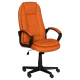 Офис стол Comfortino 6682-1 в оранжево - Президентски модел