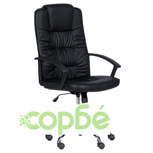 Офис стол Comfortino 6681-2 - Президентски модел в черно ➤ топ цена ➤ sorbe.bg