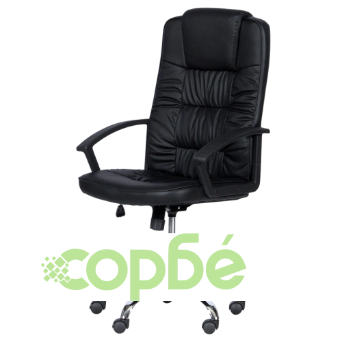 Офис стол Comfortino 6681-2 - Президентски модел в черно ➤ топ цена ➤ sorbe.bg