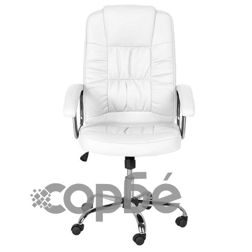 Президентски офис стол Comfortino 6081 - бял ➤ топ цена ➤ sorbe.bg