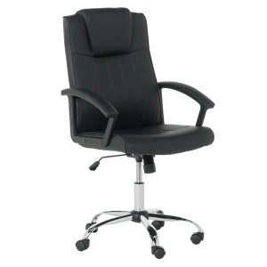 Офис стол Comfortino 6076-2 в президентски стил - черен