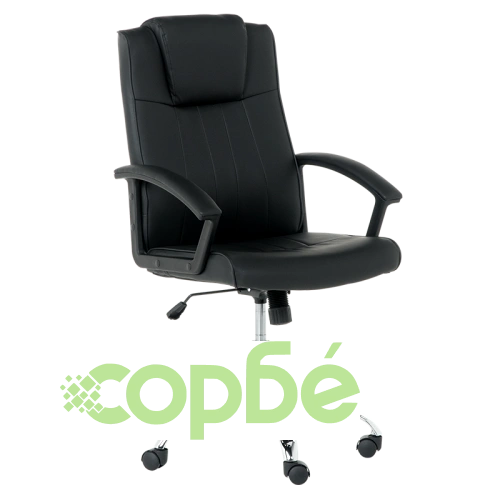 Офис стол Comfortino 6076-2 в президентски стил - черен ➤ топ цена ➤ sorbe.bg