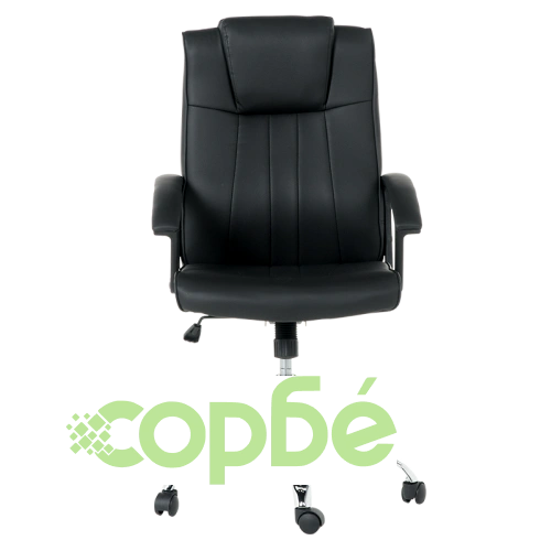 Офис стол Comfortino 6076-2 в президентски стил - черен ➤ топ цена ➤ sorbe.bg