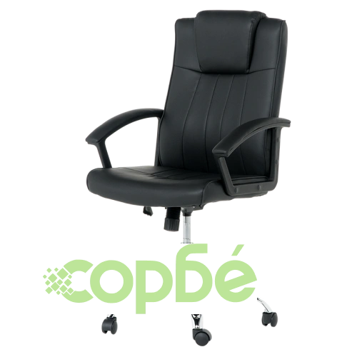 Офис стол Comfortino 6076-2 в президентски стил - черен ➤ топ цена ➤ sorbe.bg