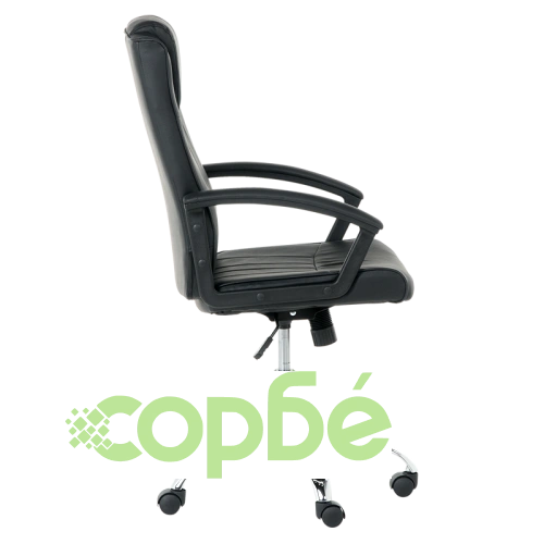 Офис стол Comfortino 6076-2 в президентски стил - черен ➤ топ цена ➤ sorbe.bg