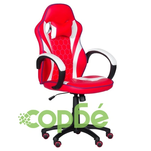 Геймърски стол Comfortino 6300 - червено-бял ➤ топ цена ➤ sorbe.bg