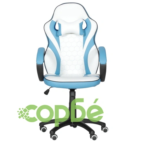 Геймърски стол Comfortino 6302 - бял-син ➤ топ цена ➤ sorbe.bg