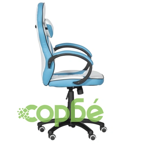 Геймърски стол Comfortino 6302 - бял-син ➤ топ цена ➤ sorbe.bg