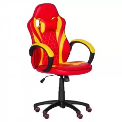 Геймърски стол Comfortino 6305 - червено-жълт