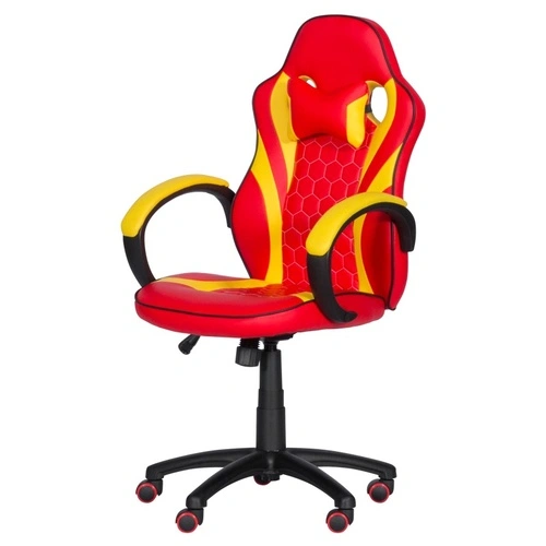 Геймърски стол Comfortino 6305 - червено-жълт ➤ топ цена ➤ sorbe.bg
