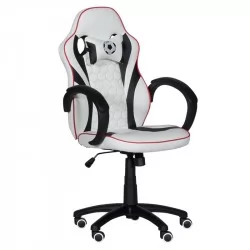 Геймърски стол Comfortino 6307 - бяло-черен
