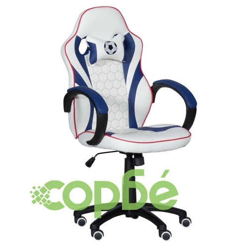 Геймърски стол Comfortino 6308 - бял-син ➤ топ цена ➤ sorbe.bg