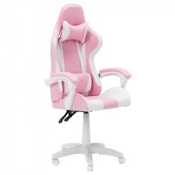 Геймърски стол Comfortino 6311 - бял - розов
