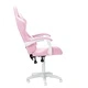 Геймърски стол Comfortino 6311 - бял - розов