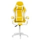 Геймърски стол Comfortino 6311 - бял - жълт