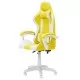Геймърски стол Comfortino 6311 - бял - жълт